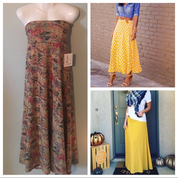 ☀️GIFTED🆕 Slinky #LuLaRoe MaxiSkirt MosaicM NWT - Picture 2 of 7